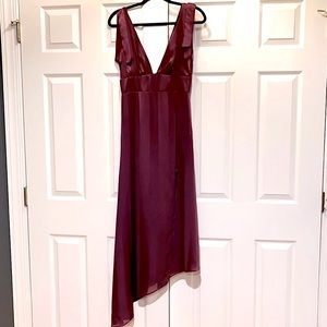 Luxxel Dress Size S Purple Plum Stripe Worn 1x